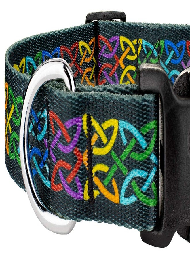 كانتري بروك ديزاين طوق كلاب فاخر من Country Brook Petz - بتصميم فخر سلتيك - صنع في الولايات المتحدة الأمريكية - مجموعة الفخر الأيرلندي بتصميمات مميزة (1 بوصة، كبير) - Image 5